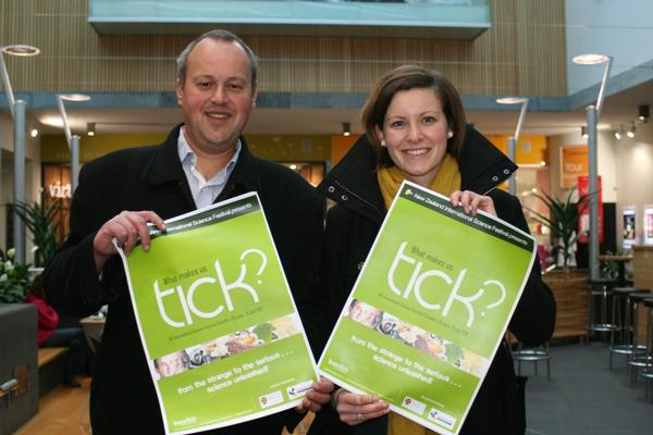 NZISF Festival director Chris Green and Programmes Director Laura Madden